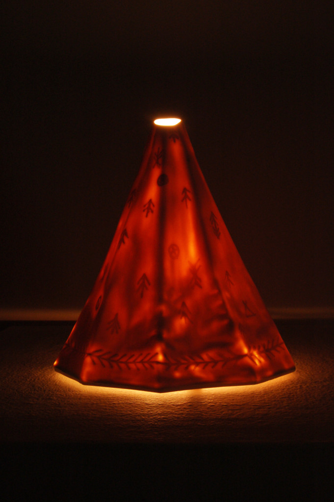 TEEPEE lamp- porcelain, web